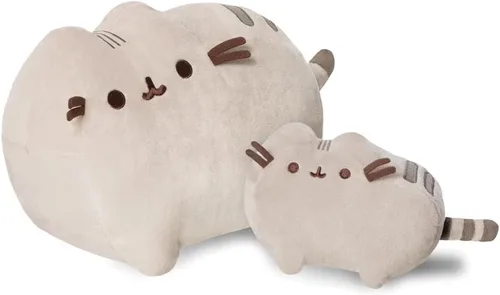 Vista 5 de AURORA Classic Pusheen pequeño, producto oficial, 5.5 pulgadas, juguete suave, gris