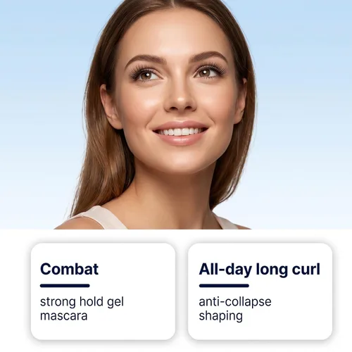 Vista 5 de Blush Lash Serum Mascara con péptidos, paquete de 2 unidades, color negro