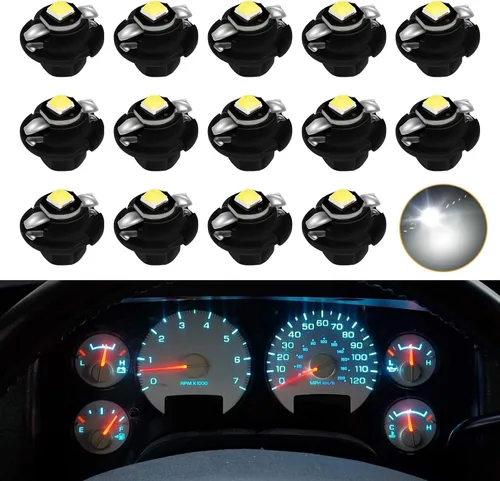 Vista 6 de Bombillas de Luces LED Azul Hielo para Panel de Instrumentos del Velocímetro Compatible con Camioneta Pickup Do-dge Ram 1500 2500 3500 2002-2006