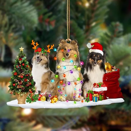 Vista 53 de Nazenti Adorno de Navidad personalizado con amigos Affenpinscher – Adorno de perro personalizado para amantes de las mascotas, acrílico plano