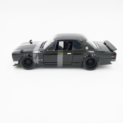 Vista 3 de JADA 1: 24 W/B - Fast & Furious - Brian's Nissan Skyline 2000 GT-R (negro)