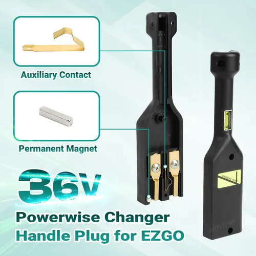 Vista 3 de DRIVE UP Golf Cart 36V Charger Plug Handle Suitable for EZGO TXT Medalist, EZGO 36V Powerwise Charger Receptacle Plug EZGO - Mango de cargador