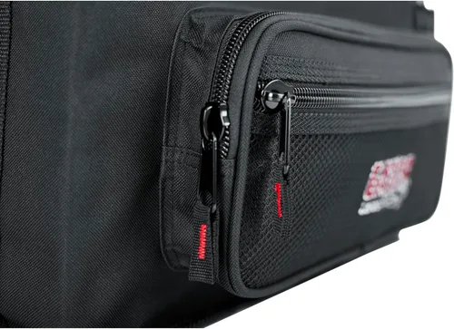 Vista 14 de Gator Cases - Bolsa acolchada para sistemas inalámbricos con correa de hombro extraíble, capacidad para un receptor, dos micrófonos y paquetes