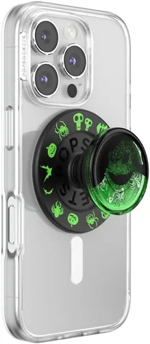 Vista 7 de PopSockets Agarre adhesivo para teléfono, soporte, soporte para teléfono, pesadilla antes de Navidad, esmalte Jack