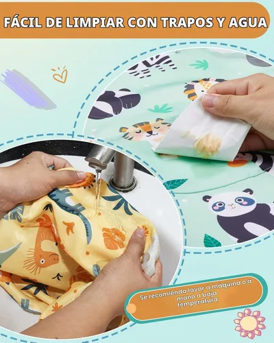 Vista 3 de Lictin 2 Pack Kids Apron Girls Boys for Cooking