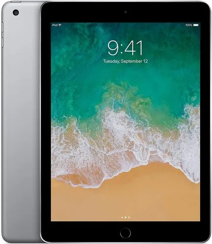 Vista 2 de Apple iPad con WiFi, 128 GB, gris espacial (modelo 2018) (renovado)