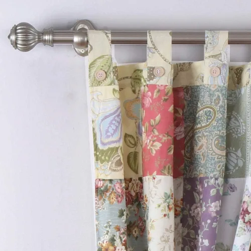 Vista 3 de Greenland Home Par de paneles de patchwork Blooming Prairie 42 x 84