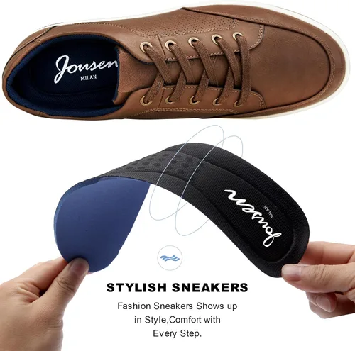 Vista 5 de Jousen - Tenis informales a la moda para hombre