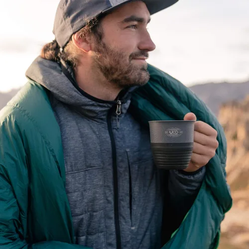 Vista 9 de UCO Vaso plegable para camping, mochilero y senderismo, 12 onzas (paquete de 2)