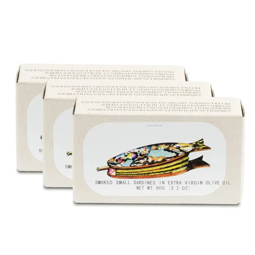 Vista 9 de Jose Gourmet Sardinas Ahumadas en Aceite de Oliva, 3.17 oz