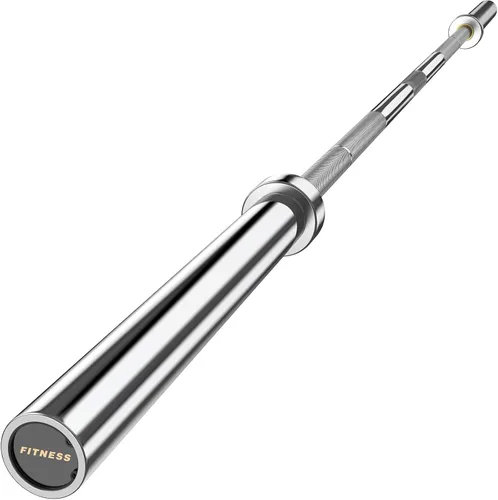 Vista 13 de Olympic Barbell, 4ft, 5ft, 6ft & 7ft Weight Bar, Multiple Options 2-Inch Needle Bearings, Hard Chrome Coating, Knurled Grip, Powerlifting, Bench