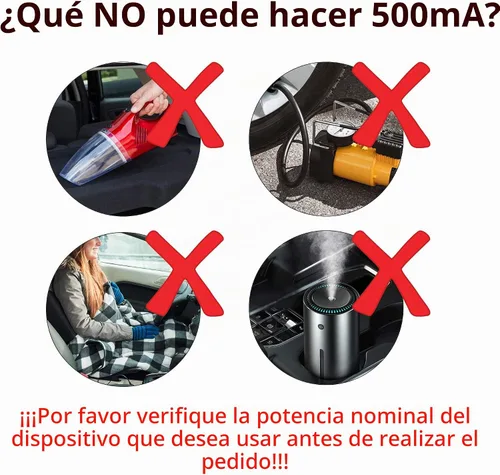 Vista 2 de Adaptador universal de CA a CC para encendedor de cigarrillos de auto, inversor de corriente para vehículos, amplificadores de potencia