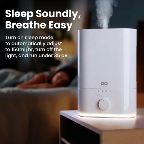 Vista 6 de Everlasting Comfort Humidificador de 6L para Habitación Grande, Salida de Niebla Alta 50+ HR de Funcionamiento Humidificadores Ultrasónicos