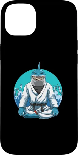 Vista 15 de iPhone 12 Pro Max Jiu Jitsu Shark con Gi - Estuche de agarre y judo
