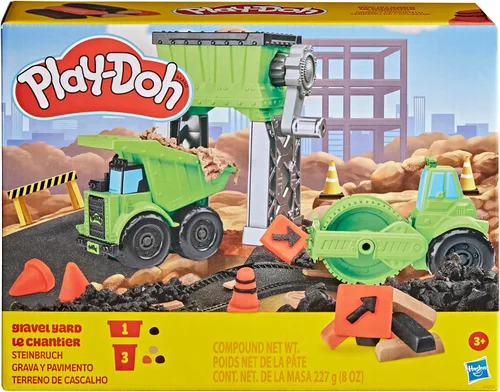 Vista 2 de Play-Doh Juego de construcción de patio de grava