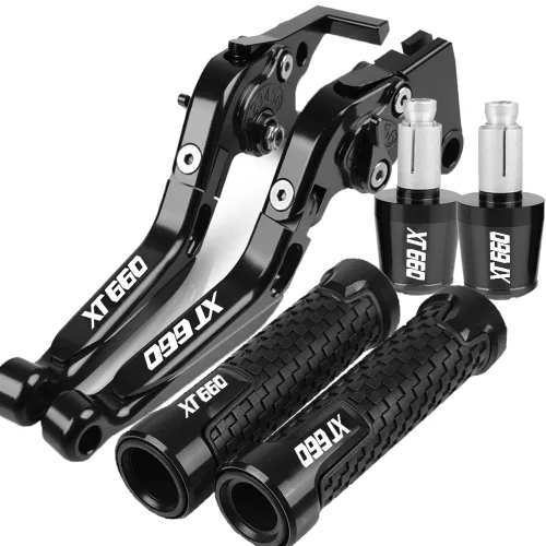 Vista 10 de NIKKHO Palanca de embrague de freno para YA & MAHA XT660 XT660R XT660X Tenere XT 660 2004-2011 Palancas de embrague de freno manija de embrague