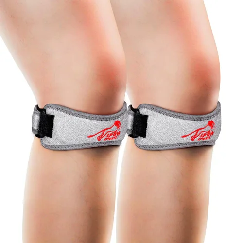 Vista 11 de IPOW - 2 bandas pequeñas de estabilización de rótula para rodillas para adolescentes y niños, banda para rodilla para fútbol, baloncesto, correr