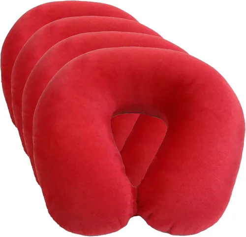 Vista 24 de Wolf Essentials Almohada Cervical Suave y Acogedora de Microfibra para Adultos para Viajar – Compacta, Lavable a Máquina – Perfecta para Avión