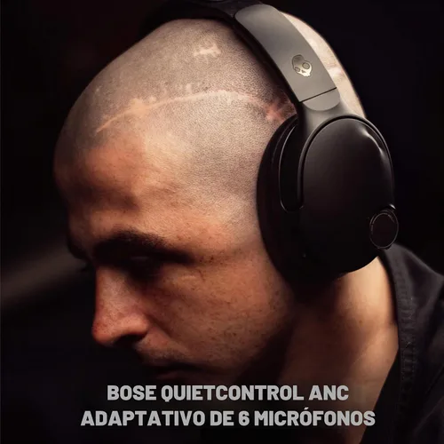 Vista 4 de Skullcandy Crusher 1080 ANC - Auriculares con sonido de Bose - True Black Negro verdadero