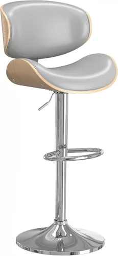 Vista 12 de YaFiti Taburetes de bar modernos giratorios, taburetes de bar altura de mostrador con respaldo para bar, cocina, comedor, color marrón