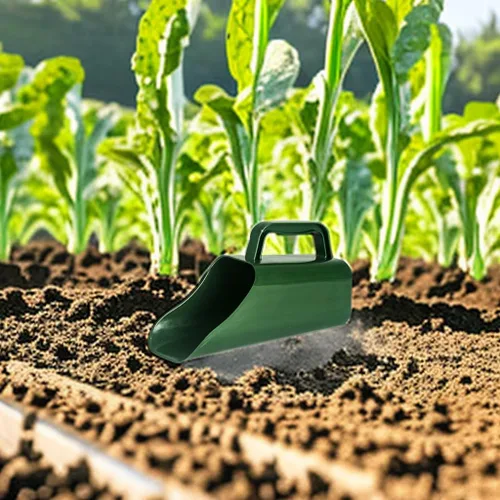 Vista 5 de Cuchara de jardín, pala cilíndrica de suelo para precipitación de oro y jardinería, plantación de plantas de excavación de agujeros (como se muestra)