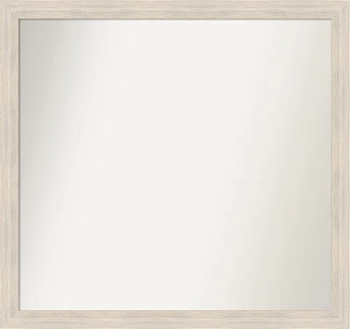 Vista 246 de Amanti Art Espejo personalizado, espejo de baño estrecho Alexandria White Wash, espejo de pared o espejo de tocador de baño sobre el fregadero