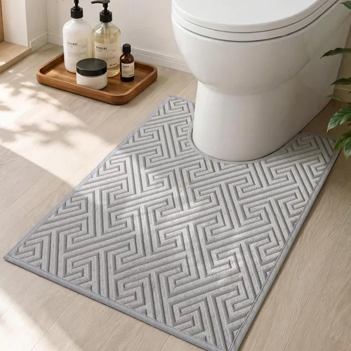 Vista 39 de YIHOUSE Alfombras de baño beige de 17 x 24 pulgadas, de secado rápido, antideslizantes, absorbentes, lavables a máquina, fina alfombra de baño