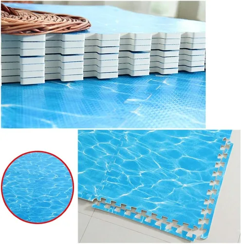 Vista 4 de ALGFree - Tapetes de espuma para rompecabezas de suelo para interiores y exteriores, reversible, adecuado para gimnasio, área de juegos, ejercicio
