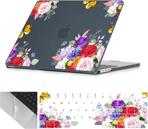 Vista 26 de Se7enline Funda rígida compatible con MacBook Pro de 13 pulgadas para Mac Pro de 13 pulgadas con/sin Touch Bar A1706/A1708/A1989/A2159 2016-2023