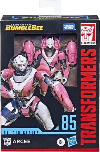 Vista 4 de Transformers Toys Studio Series 85 Deluxe Class Bumblebee Arcee Figura de acción – A partir de 8 años, 4.5 pulgadas