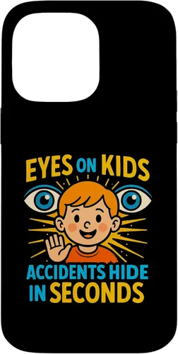 Vista 21 de Eyes on Kids Child Safety Gift for Moms, Granny, Grandad Case for iPhone 16