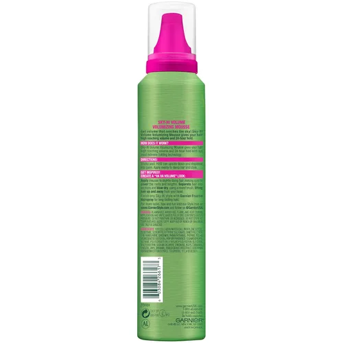 Vista 2 de Garnier Fructis Style Sky-Hi Volume Mousse Voluminizante, 6.4 oz.