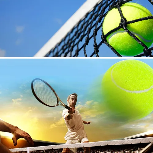Vista 5 de URBEST Pelota de tenis avanzada, paquete de 20 unidades, pelotas de tenis de entrenamiento para jugadores novatos, pelotas de juego para perros