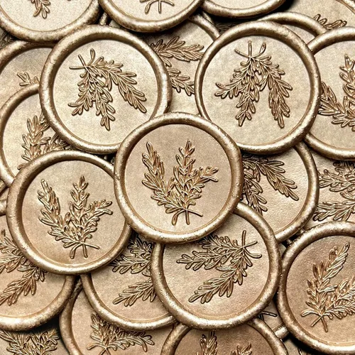 Vista 18 de 25 Piezas Calcomanías de Sellos de Cera Hechas a Mano, Sellos para Sobres, Calcomanías de Cera Autoadhesivas para Invitaciones de Fiestas de Boda