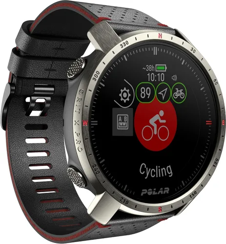 Vista 3 de POLAR Grit X Pro Titan - Reloj deportivo con GPS para exteriores de alta calidad, durabilidad militar, cristal de zafiro, monitor de frecuencia
