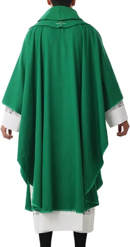 Vista 7 de BLESSUME Esperanza/Espíritu Iglesia Sacerdotes Sólidos Casulla Misas Vestiduras