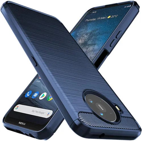 Vista 8 de Osophter Funda para Nokia 8.3 5G, Nokia 8V Funda de absorción de golpes Flexible TPU Caucho Protector para Nokia 8.3 (negro)