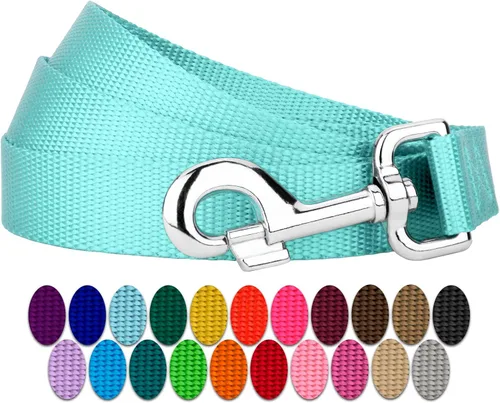 Vista 14 de Country Brook Petz - Correa para perro de nailon duradera de estilo tradicional de 1 pulgada con broche fácil de usar para razas pequeñas, medianas
