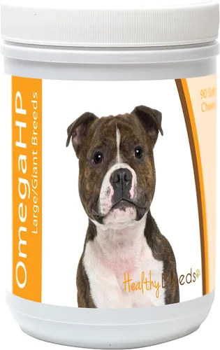 Vista 8 de Healthy Breeds Affenpinscher Omega HP - Masticables suaves para piel y pelaje, 60