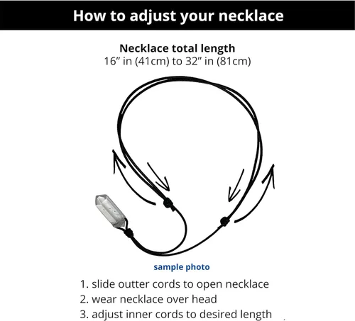 Vista 8 de Collar con colgante de turmalina negra cruda para hombres o mujeres adultos unisex cristal sanación joyería metafísica piedra EMF protección
