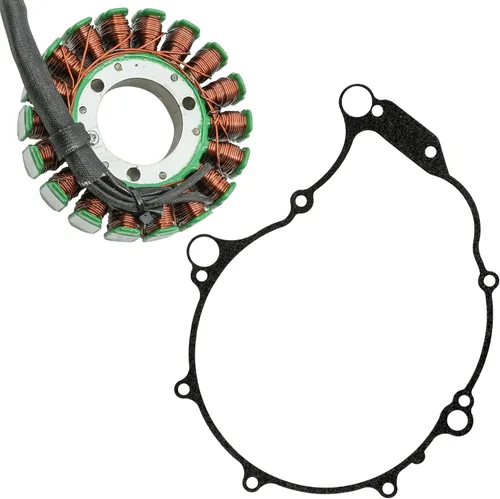 Vista 6 de Caltric Estator y junta compatibles con Yamaha Raptor 660R Yfm660R 2001 2002 2003 2004 2005 ATV Nuevo