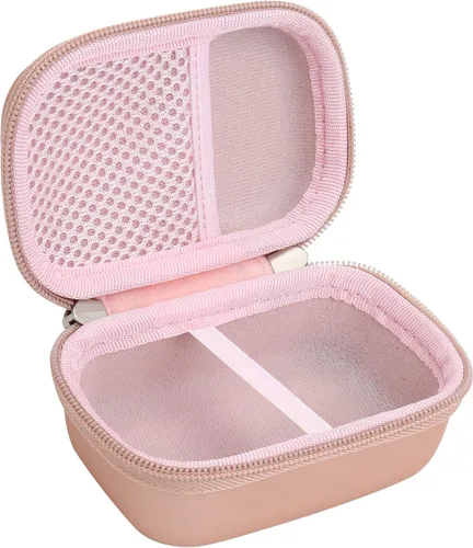 Vista 6 de khanka Estuche rígido de viaje compatible con la máquina etiquetadora MakeID, solo funda Rosado