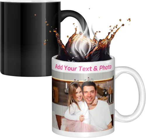 Vista 13 de Tazas de café con foto personalizada, taza de café personalizada con imagen, tazas personalizadas, regalos para hombres y mujeres