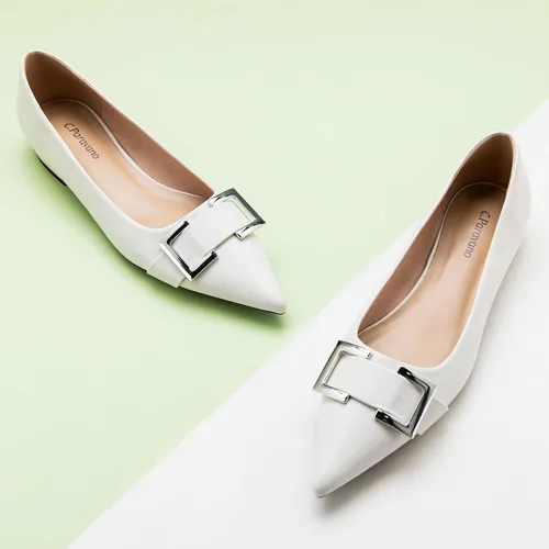 Vista 2 de C.Paravano Zapatos planos para mujer Zapatos planos de cuero para mujer Zapatos planos para mujer Zapatos planos de ballet para mujer Zapatos