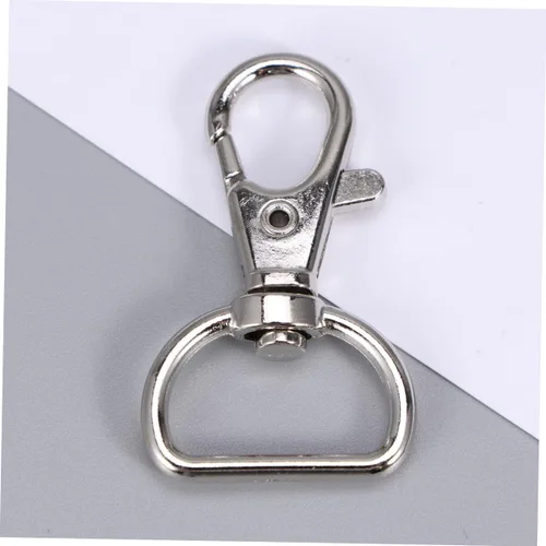 Vista 4 de DIY Essential 30 ganchos de hebilla de langosta clips a presión para el hogar bolso llavero cierre