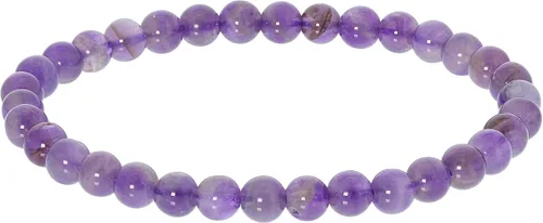 Vista 290 de Gem Avenue Handmade Round Bead Stretch Bracelet Unisex Natural Stone Beaded Jewelry for Men & Women, Elastic Wristband for Daily Wear