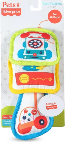 Vista 13 de Fisher Price Attack-A-Stack - Juguete para perros Diseño de cuerda apilable, para perseguir y lanzar, producto oficial para mascotas Fisher Price