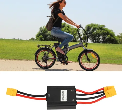 Vista 3 de Convertidor de descarga de batería doble, adaptador de módulo paralelo de batería dual 40-100V E, adaptador de conector de batería dual eléctrico