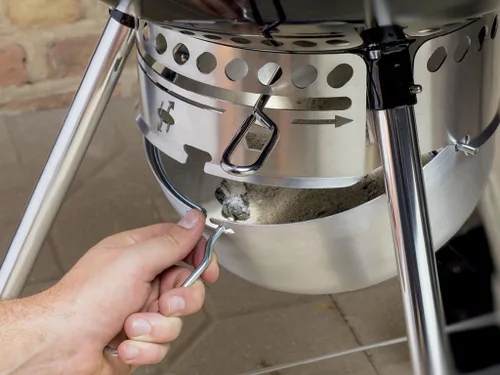 Vista 7 de Weber Original Kettle Premium - Parrilla de carbón, 22 pulgadas, color negro