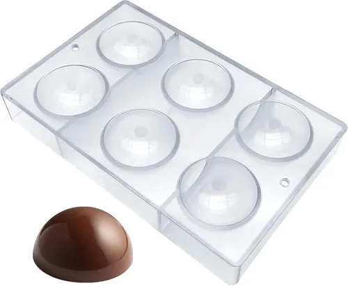 Vista 11 de Molde de policarbonato para esferas de chocolate de 2.7 cm, molde pequeño para caramelos redondos (xs 1.06 pulgadas)